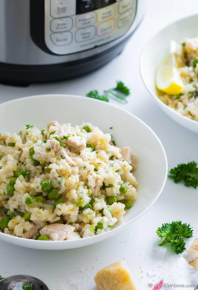 Chicken Risotto Instant Pot Recipe