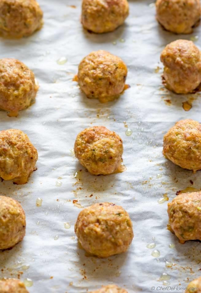Baked Italian Turkey Meatballs Recipe