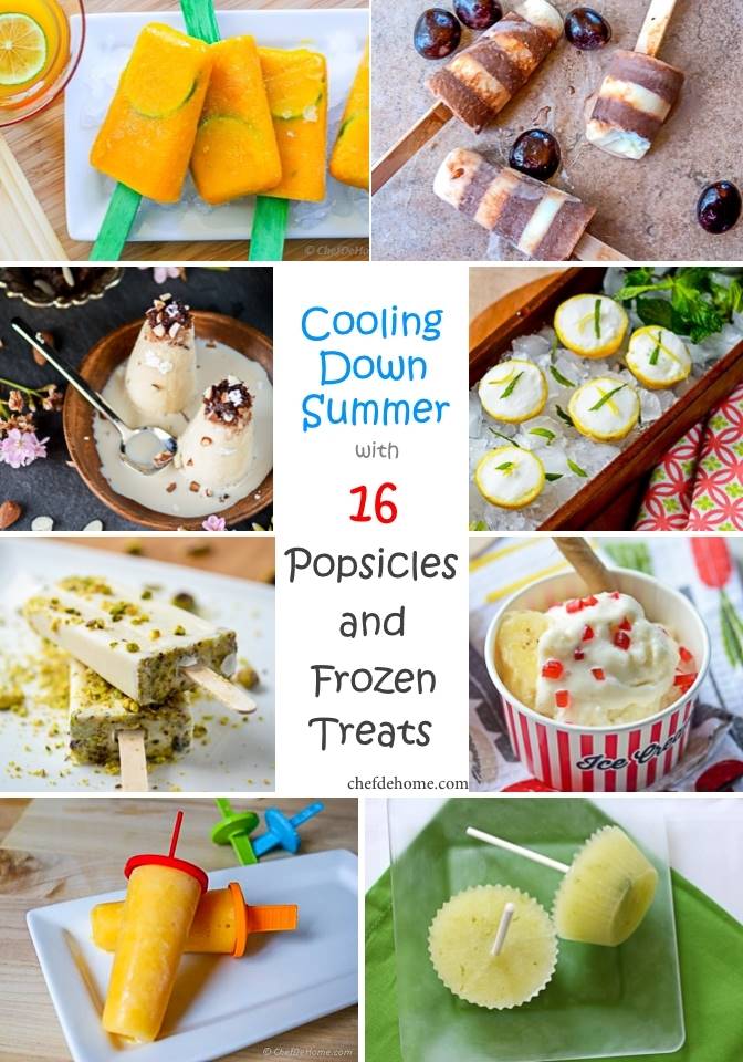 16 Popsicles Recipes and Frozen Treats