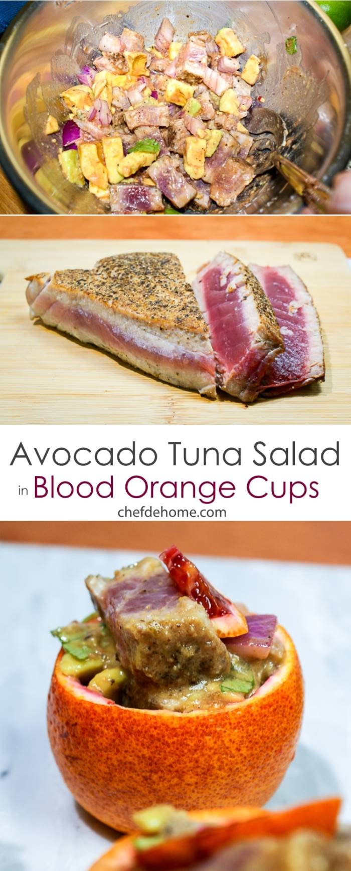 Lite and Healthy Tuna Avocado Salad | chefdehome.com