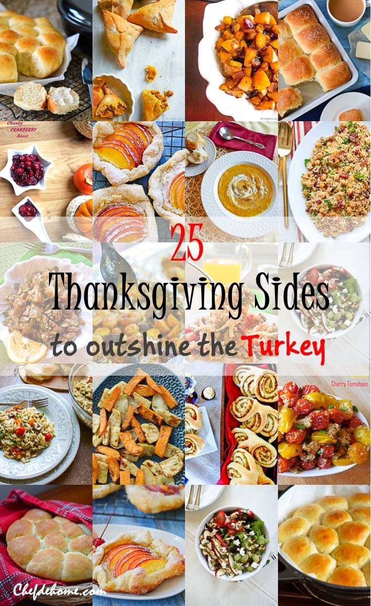 25 Thanksgiving Sides to Outshine the Turkey and 15 days to Thanksgiving Event