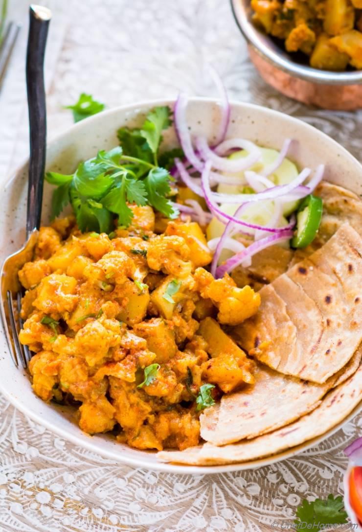 Aloo Gobi - Cauliflower Potato Curry