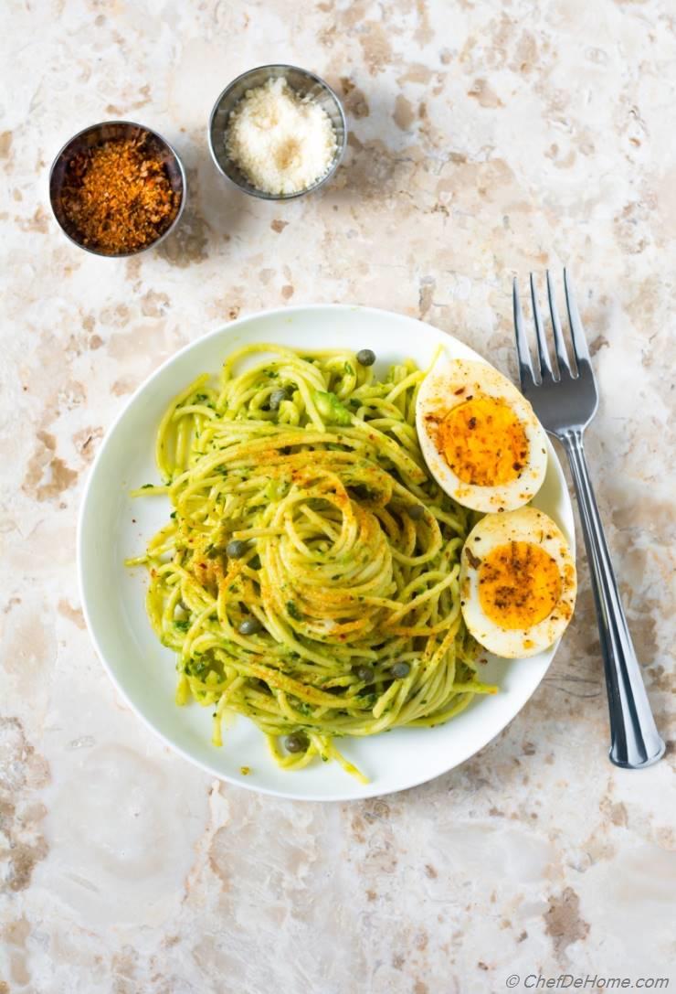 Spicy Avocado Sauce Pasta