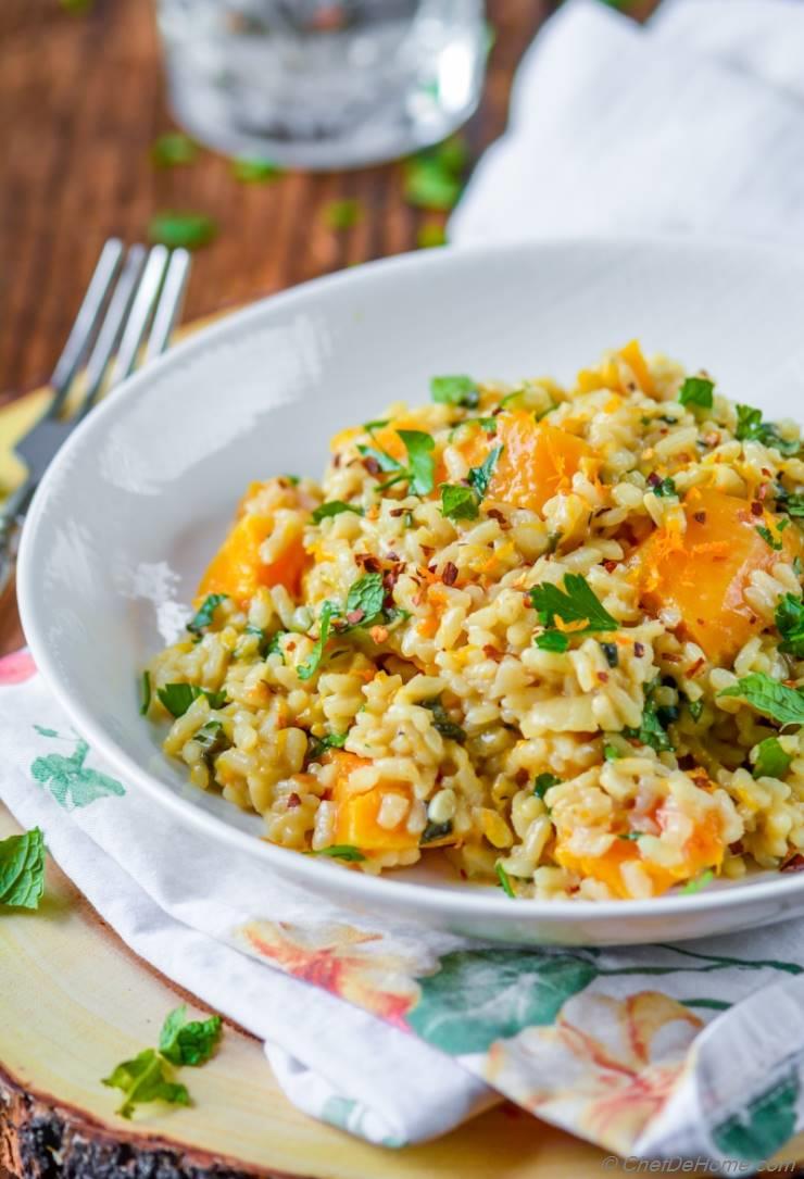 Butternut Squash Risotto