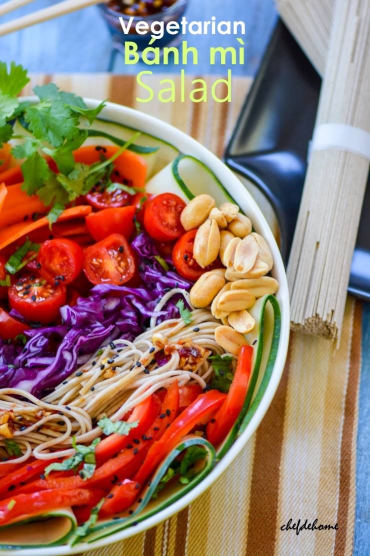Asian Vegetarian Banh Mi Salad