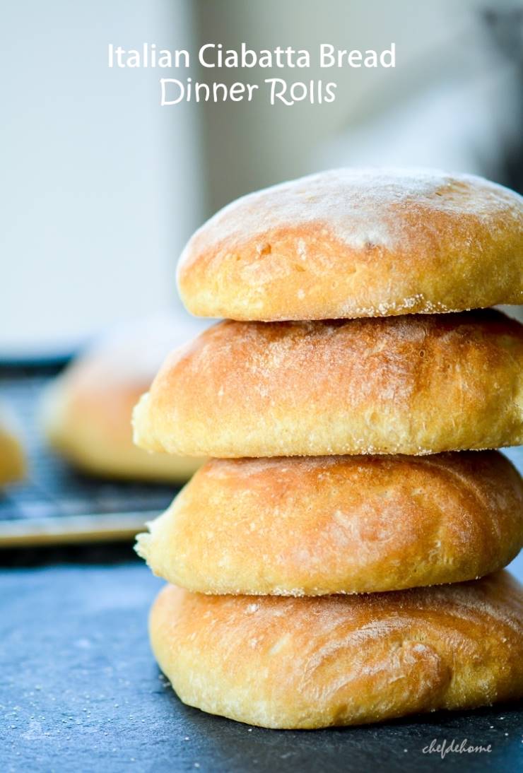 Italian Ciabatta Bread Rolls Recipe Chefdehome Com