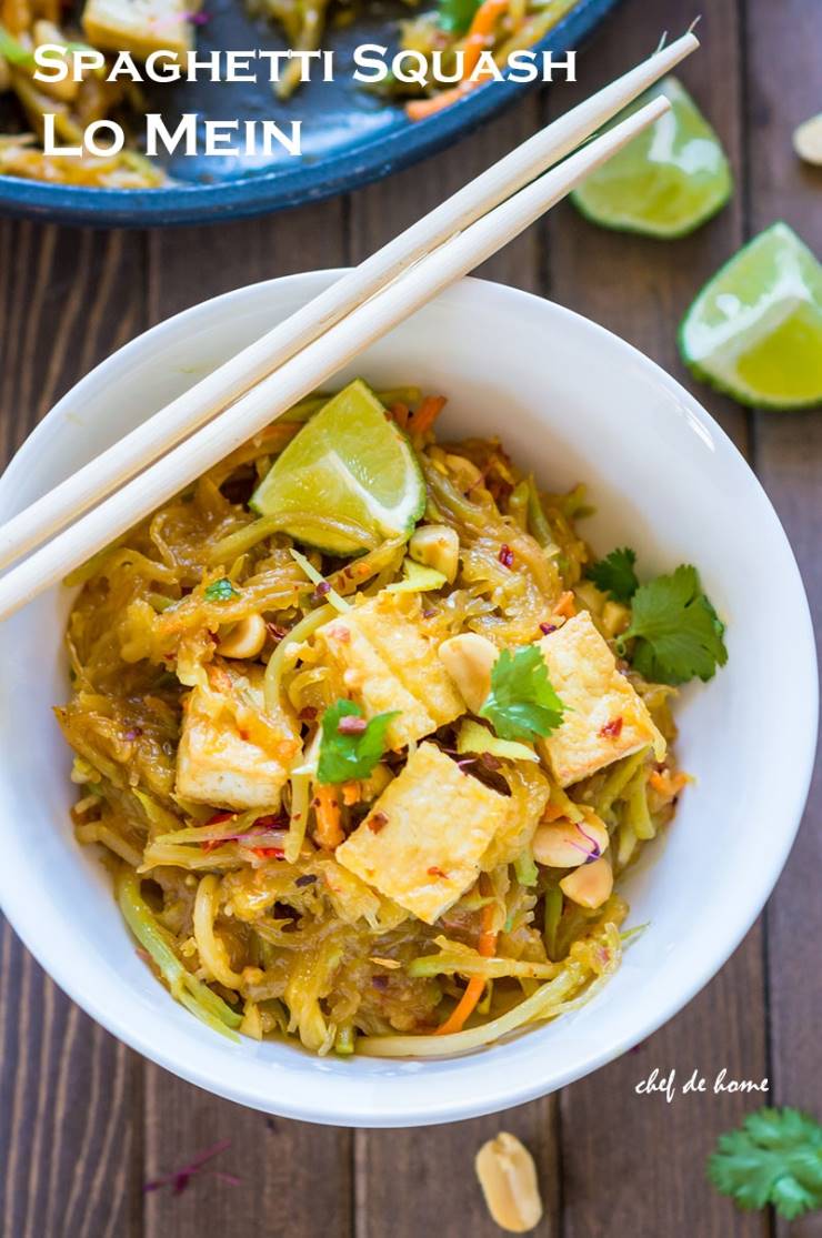 Spaghetti Squash Lo Mein