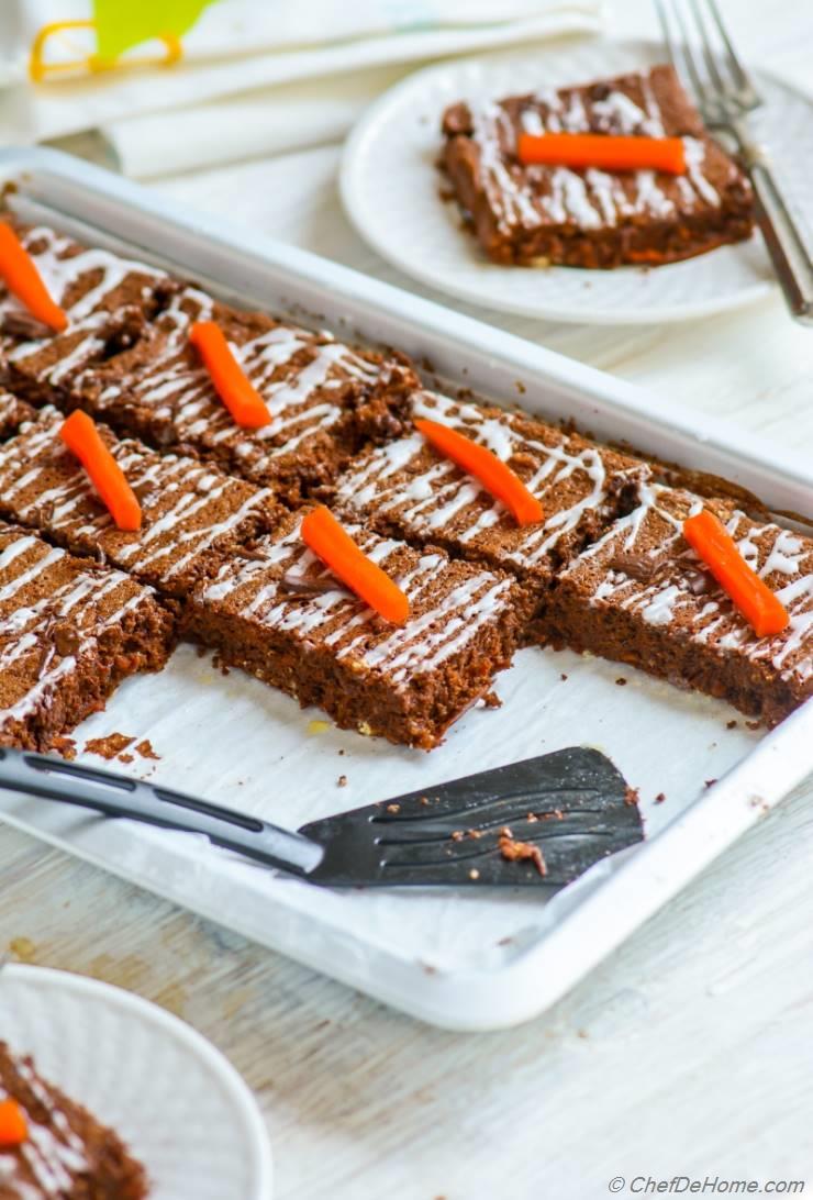 Gluten Free Moist Chocolate Carrot Cake