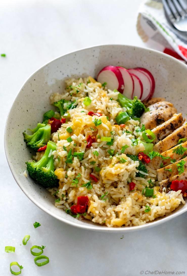 Chicken Broccoli Rice (Instant Pot)