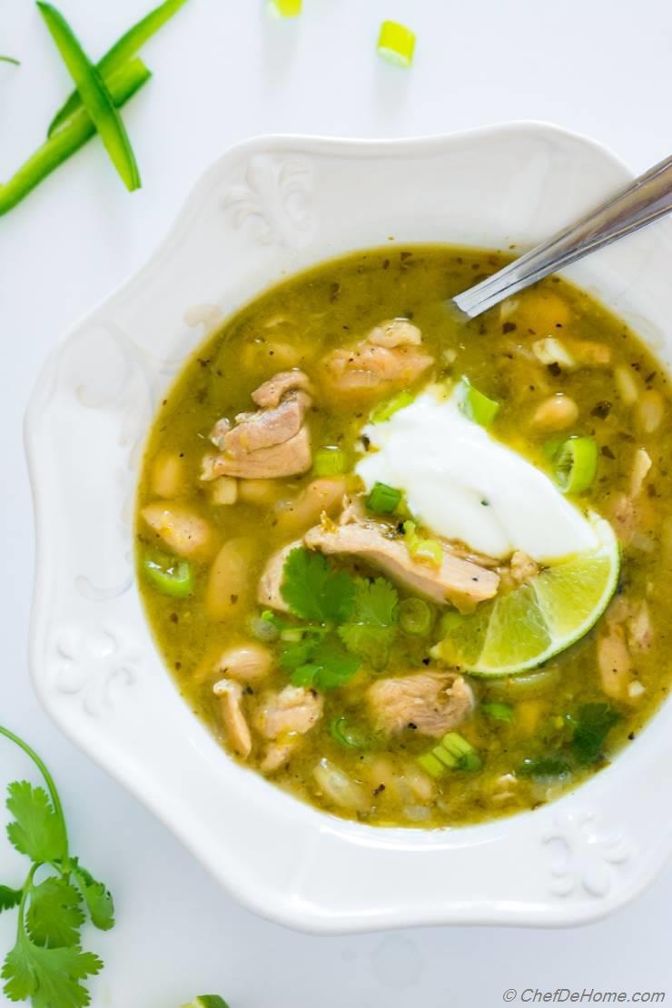 Green Chili Chicken Chili Verde Recipe Chefdehome Com