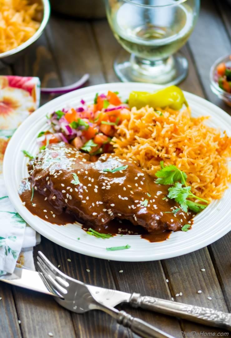 Crockpot Chicken Mole