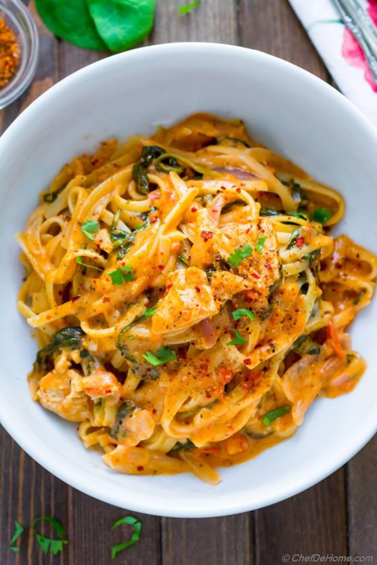 One Pot Cajon Chicken Pasta