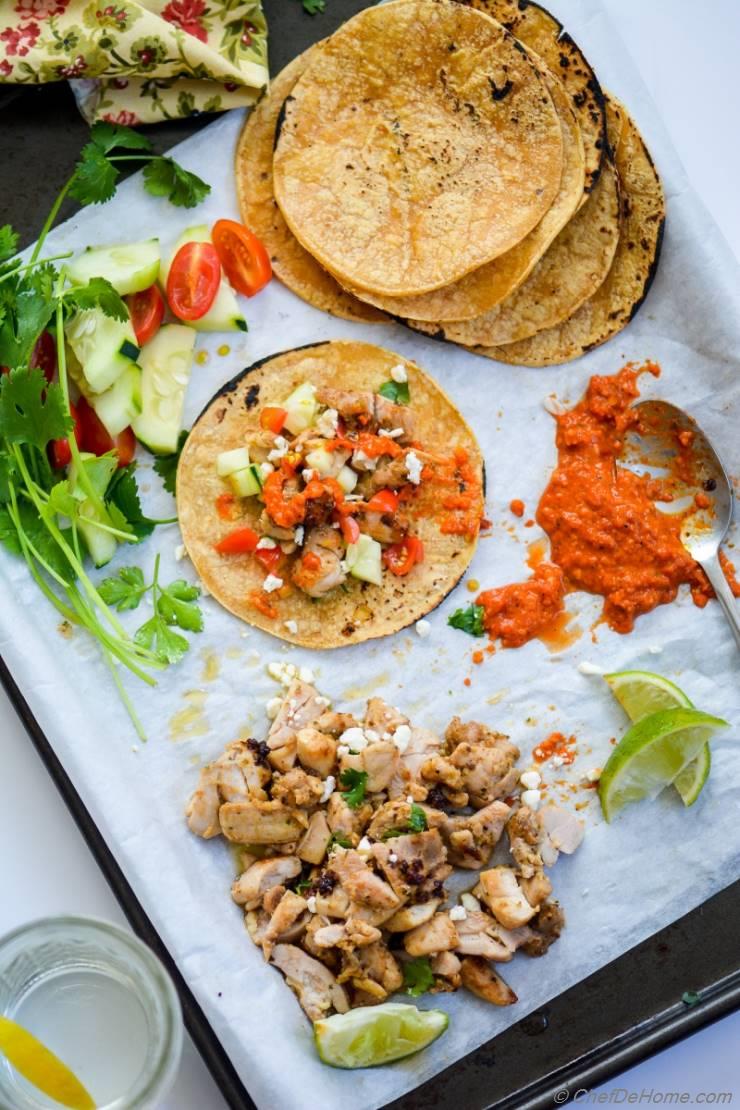 Cilantro Lime Chicken Tacos