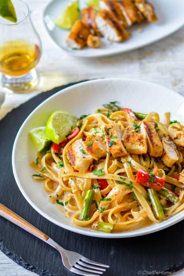 Chicken Tequila Fettuccine