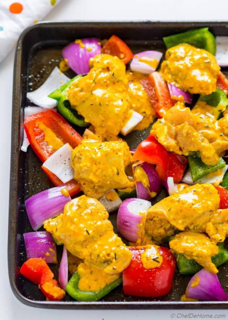 Sheet Pan Chicken Tikka