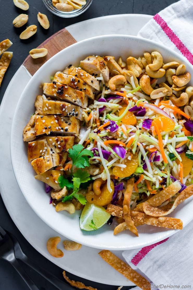 Asian Chicken Chopped Salad {Meal Prep Salad} - Meal Plan Addict