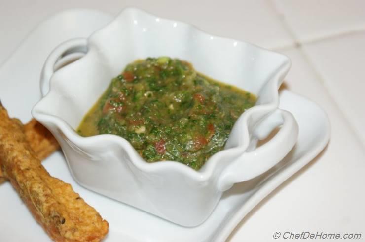 Cilantro Tomato Chutney