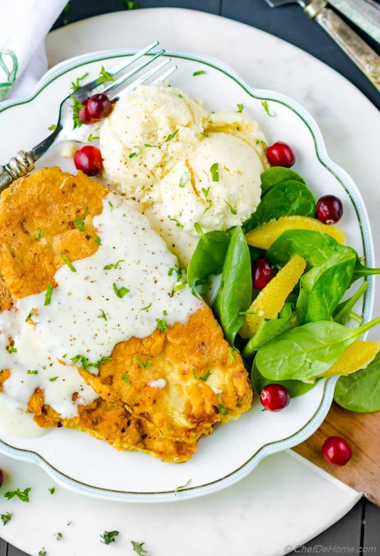 Chicken Fried Eggplant Meal Prep