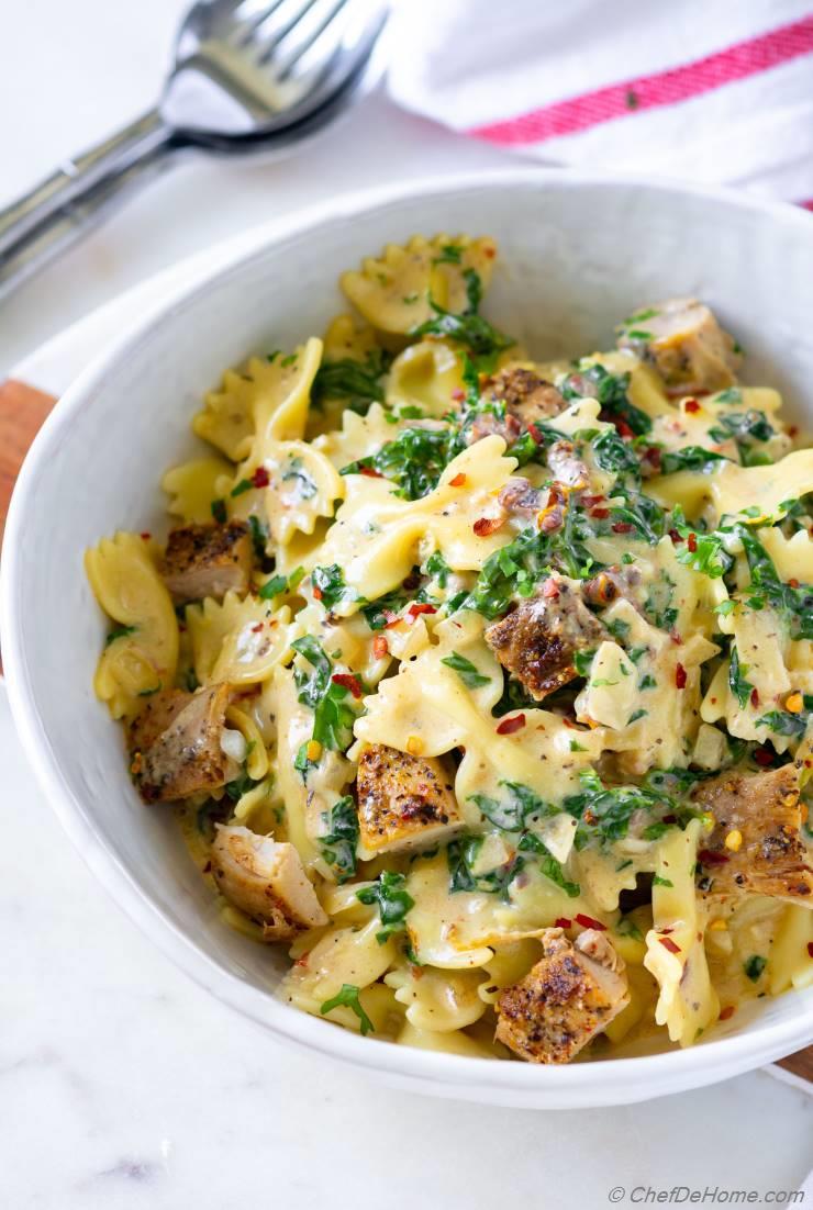 Chicken Florentine Pasta