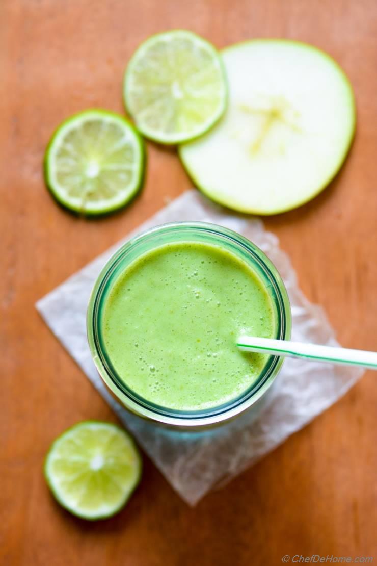 Go Green - Apple, Mint, and Coconut Milk Smoothie