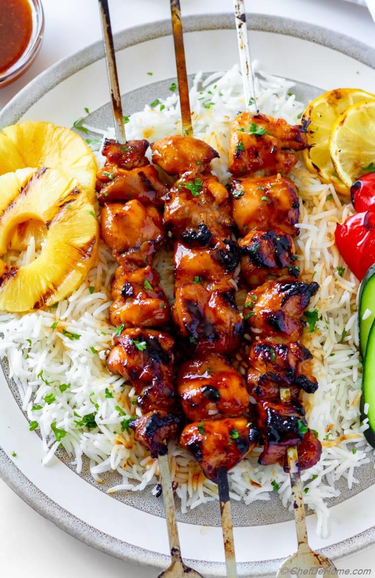 huli huli chicken grilled