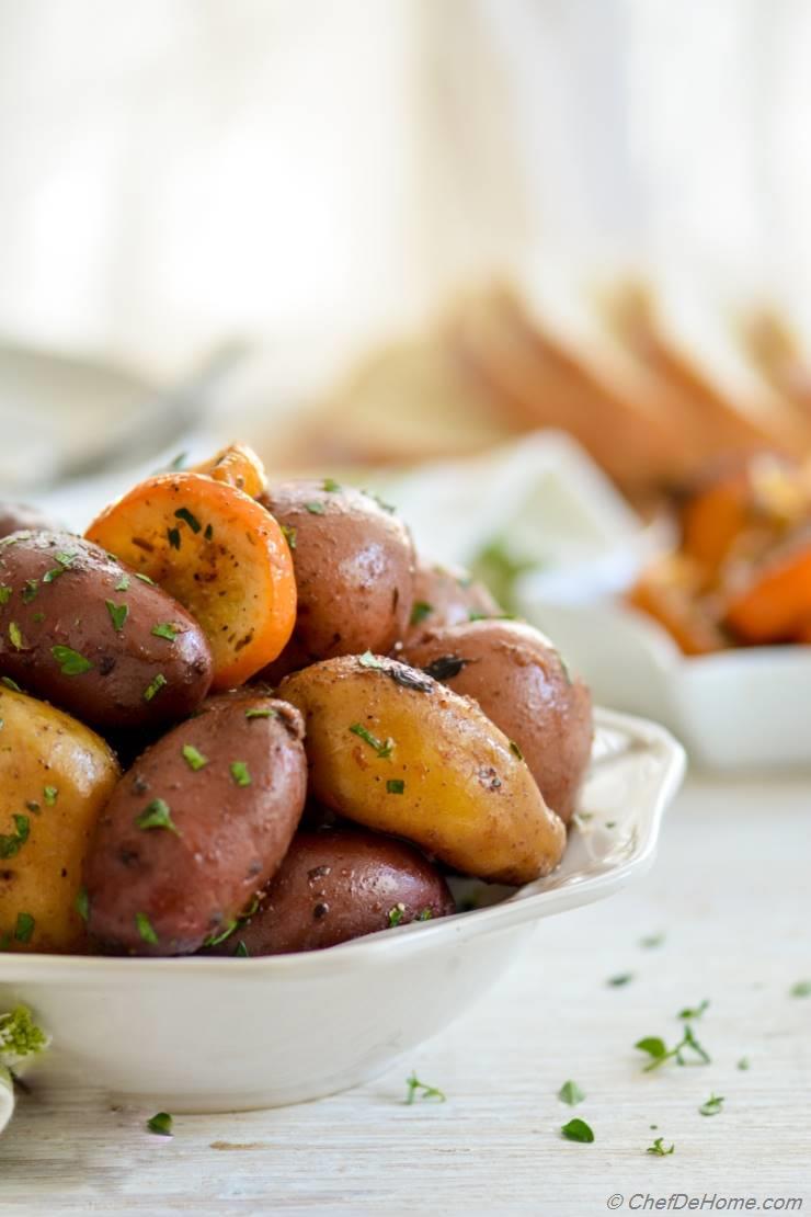 Slow Cooker Greek Lemon Potatoes