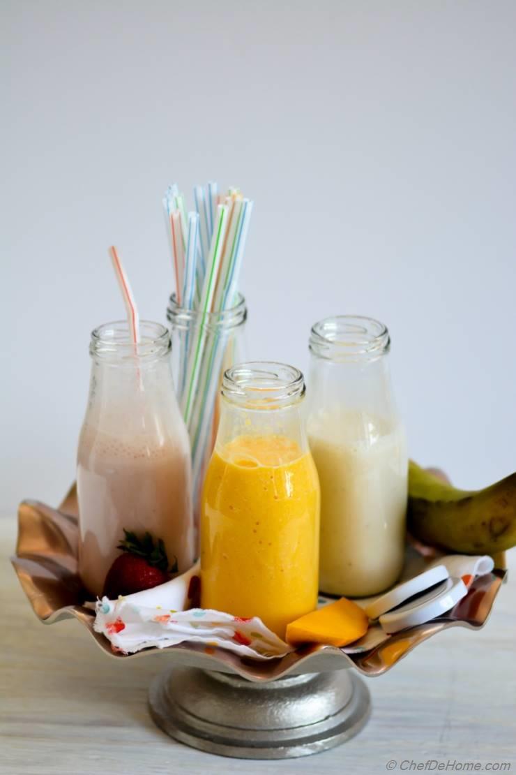 Mango Strawberry Banana - Milk Shake Party