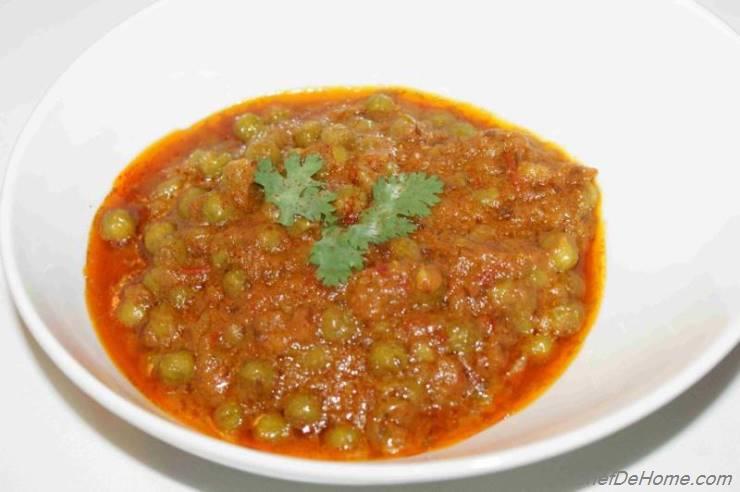 Matar curry for store chapathi