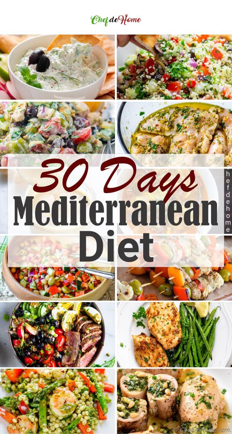 30 Days Of Mediterranean Diet Meals ChefDeHome