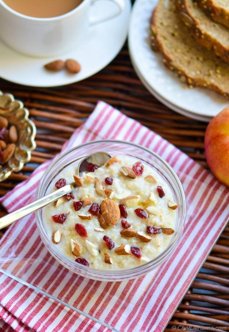 Cinderella's Oats and Quinoa Porridge with Ginger Tea | Disney Theme Breakfast