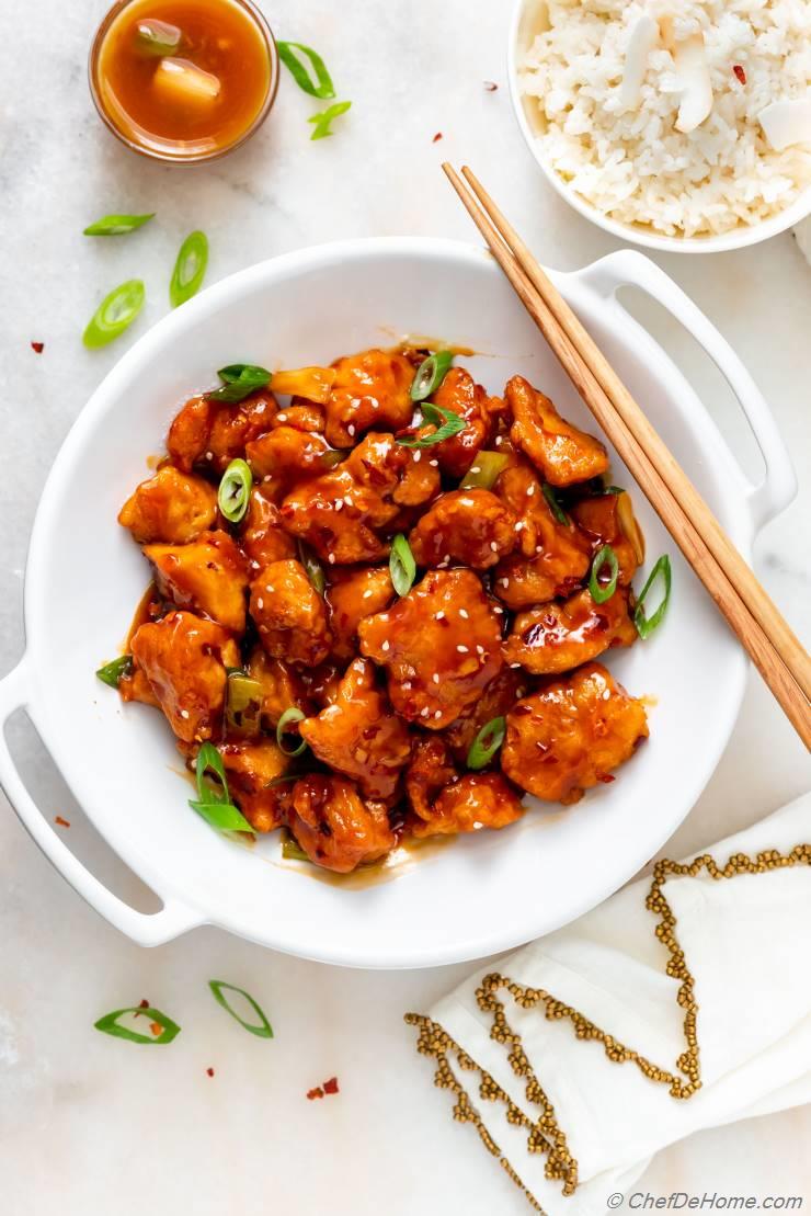 Homemade Orange Chicken Recipe Chefdehome Com