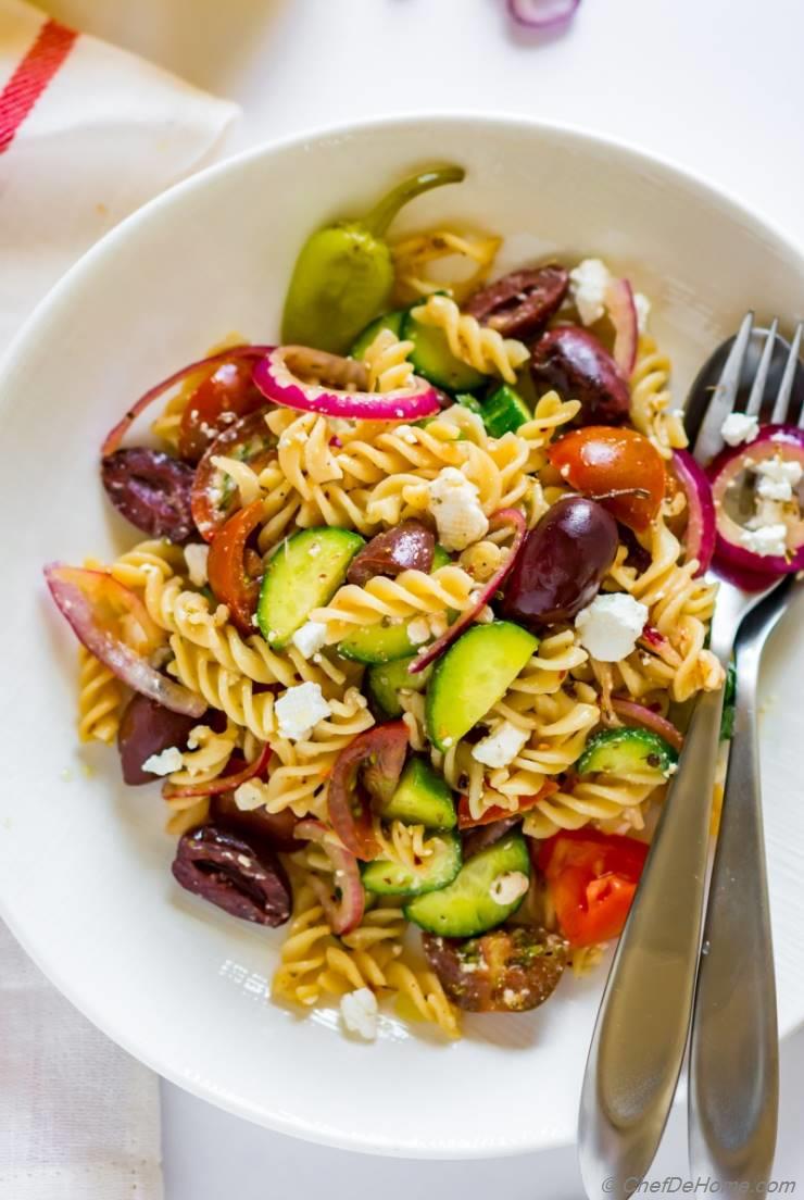 Ultimate Greek Pasta Salad