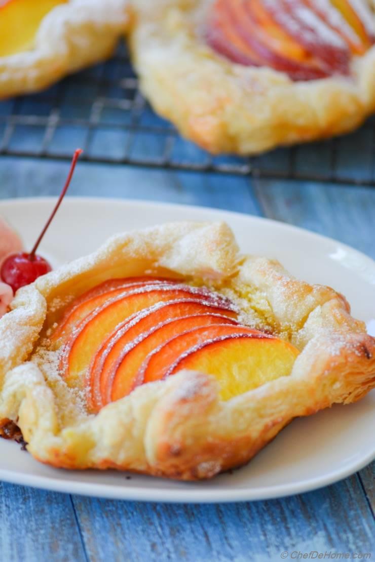 Peach and Almond Galette