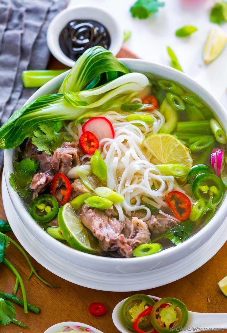 Pho in Instant Pot Recipe | ChefDeHome.com