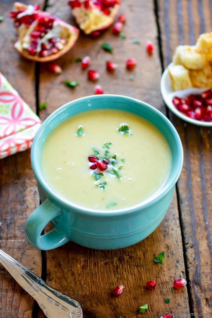 Creamy Potato Leek Soup in Pressure Cooker