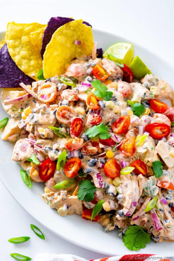 Loaded Potato Salad with Best Ever Potato Salad Dressing 