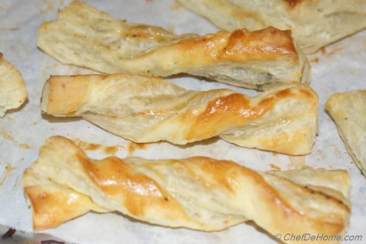 Seasoned Puff Pastry Twists