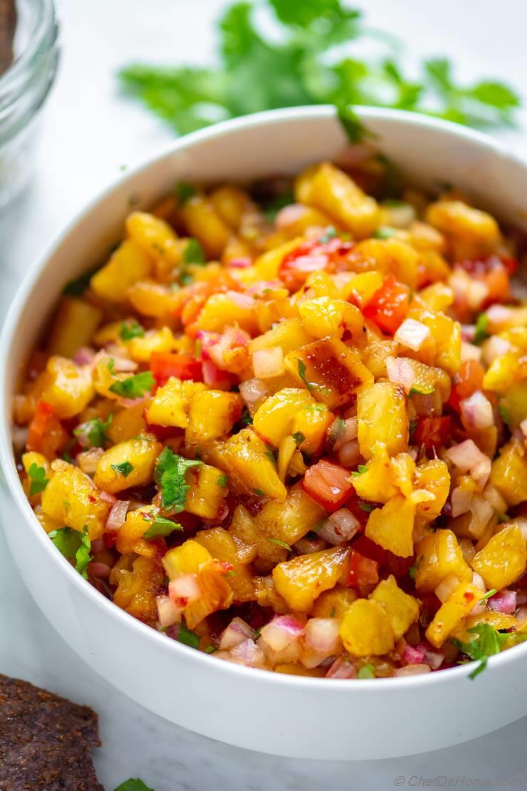 Grilled Pineapple Salsa