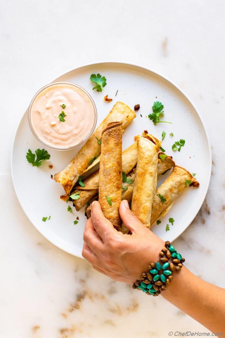 Air Fryer Taquitos