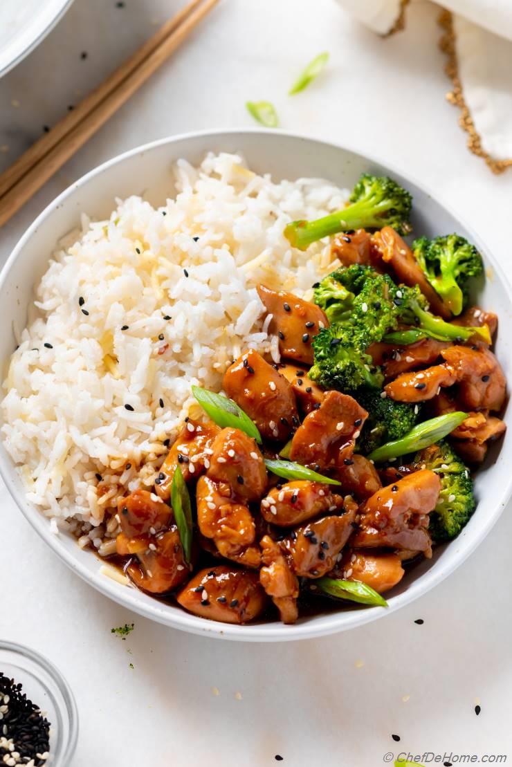 Teriyaki Chicken and Broccoli - Teriyaki Sauce Recipe | ChefDeHome.com