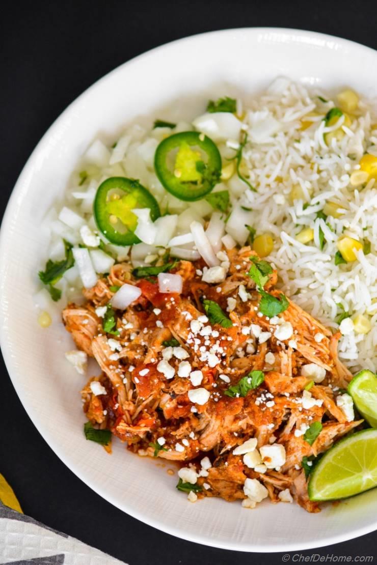 Slow Cooker Mexican Chicken Tinga