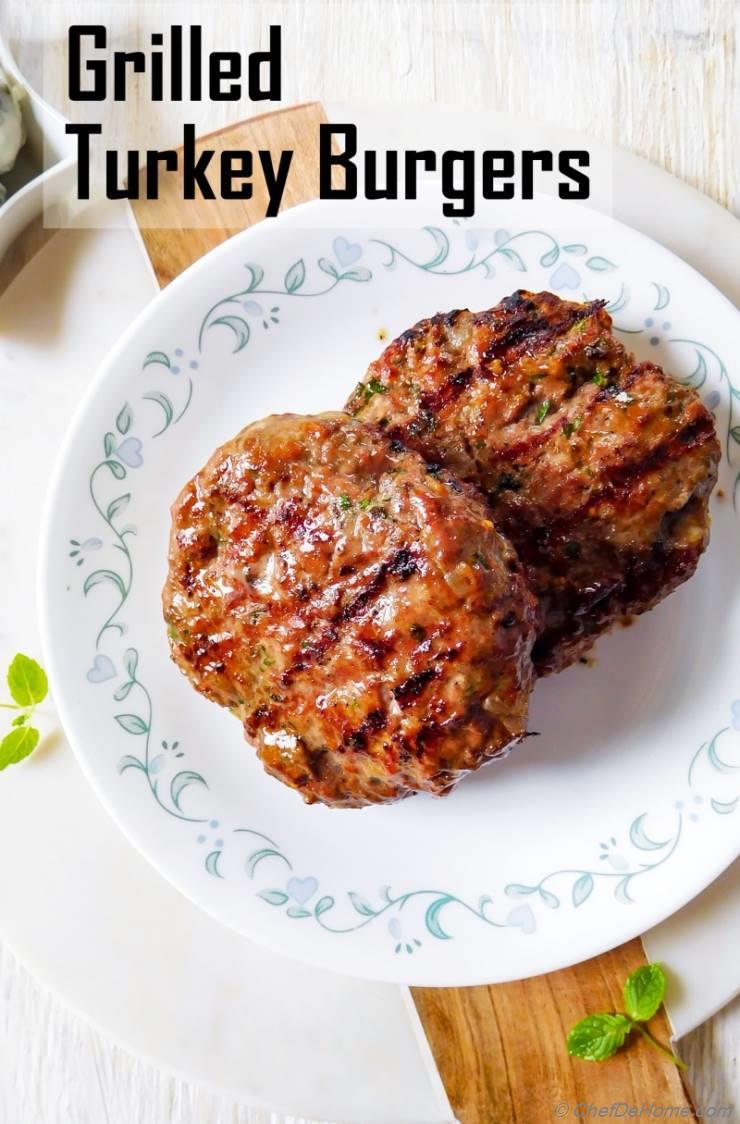 How to Make Grilled Turkey Burger