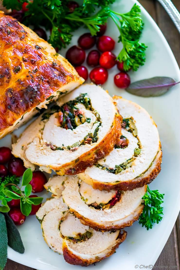 Stuffed Turkey Breast Recipe Chefdehome Com