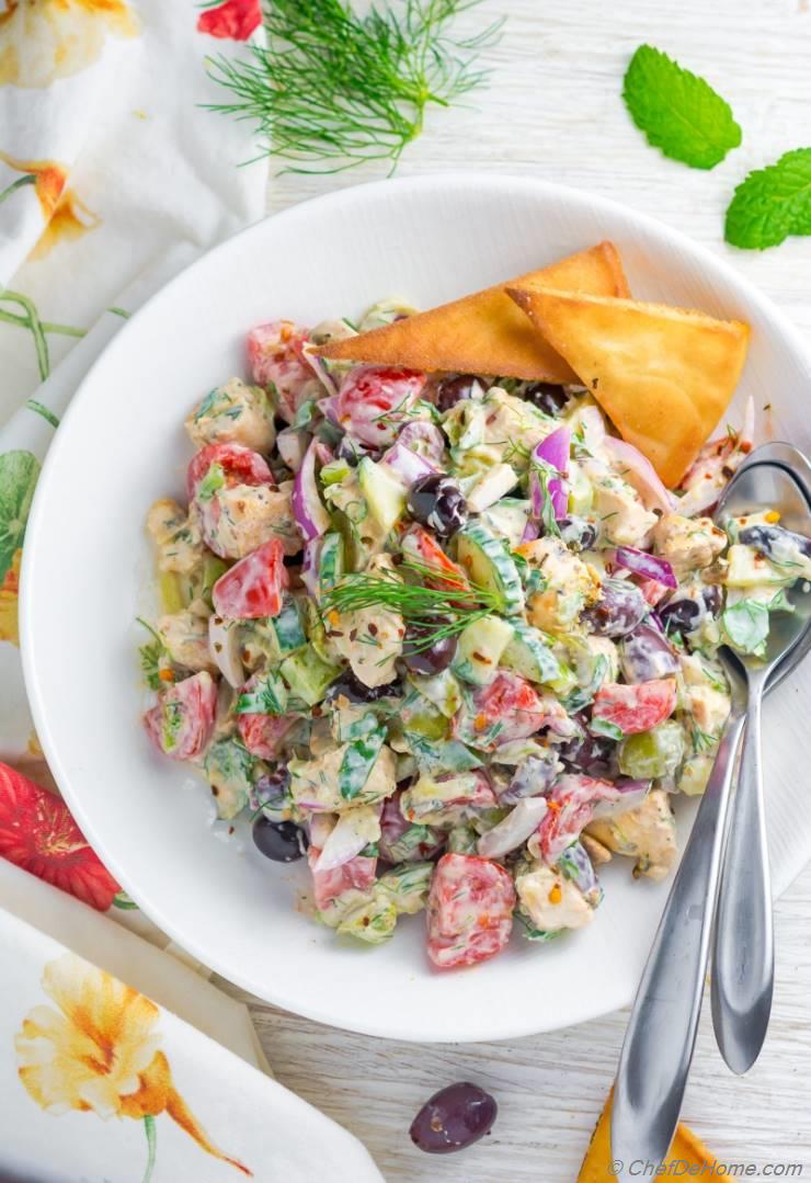 Tzatziki Chicken Salad