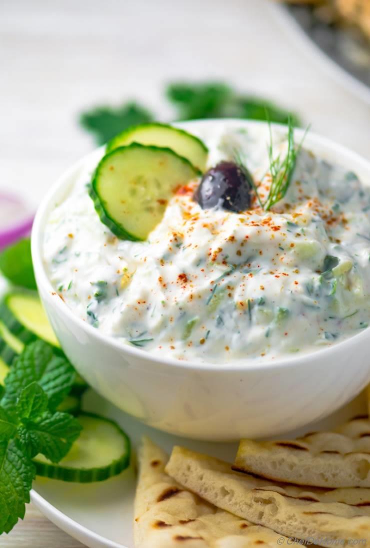 Easy Tzatziki Sauce Recipe | ChefDeHome.com