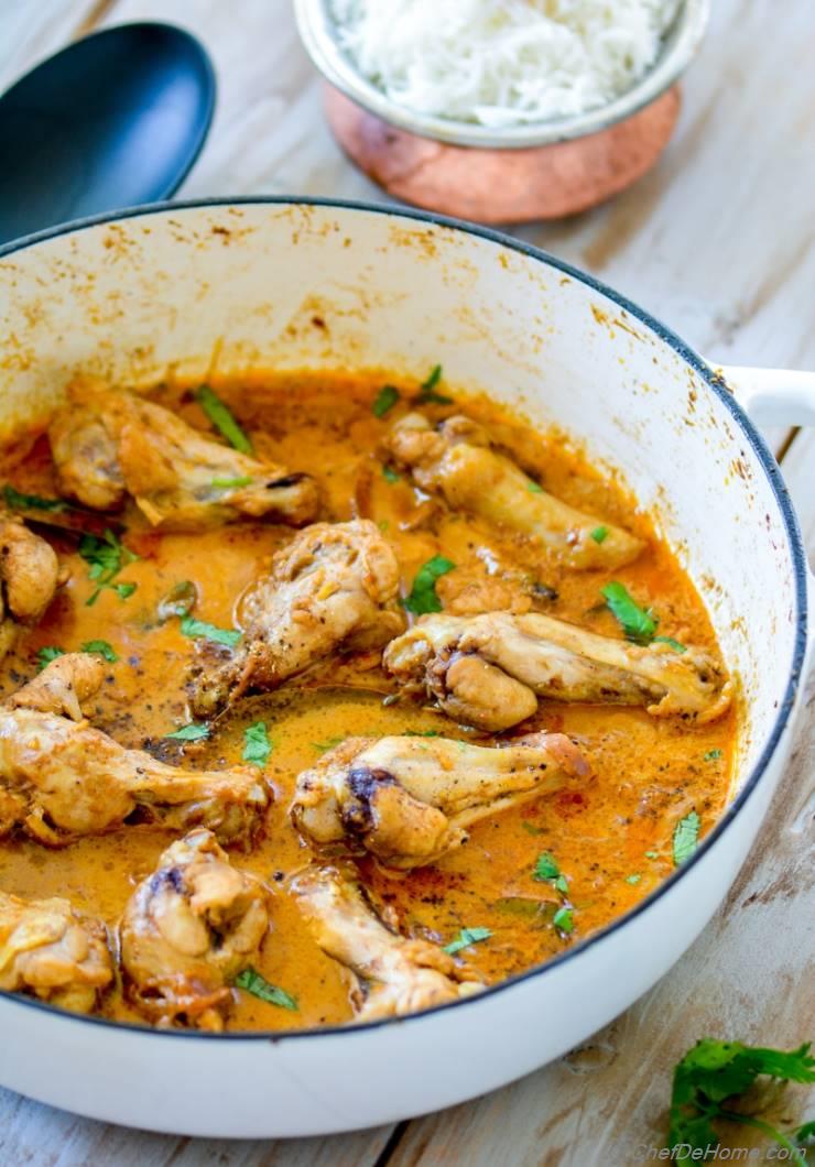Indian Chicken Korma Curry Recipe | ChefDeHome.com