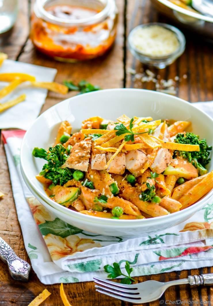 Spicy Chicken Chipotle Cream Sauce Pasta Recipe Chefdehome Com