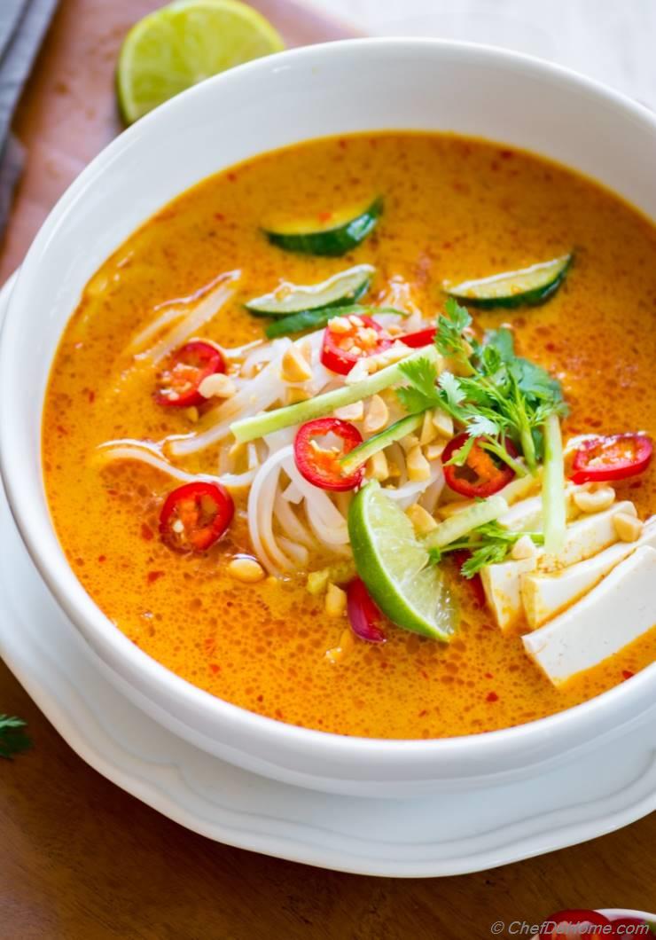 Laksa Soup Recipe | ChefDeHome.com