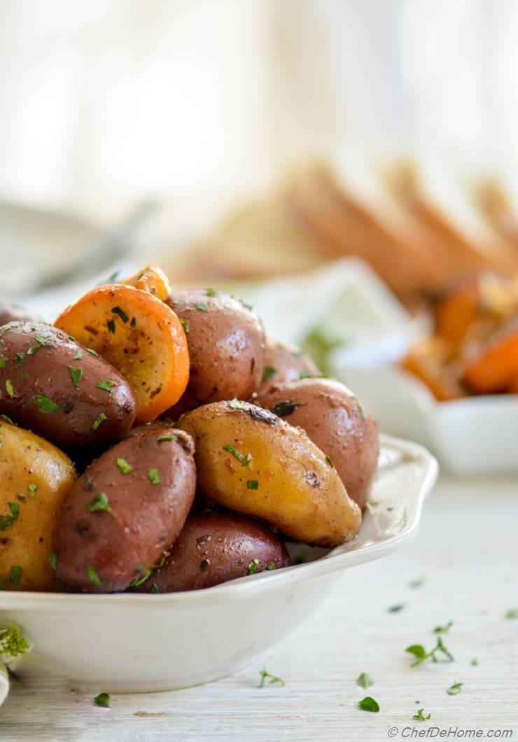 Slow Cooker Greek Lemon Potatoes Recipe Chefdehome Com