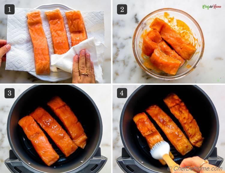 Cooking Salmon in Air Fryer